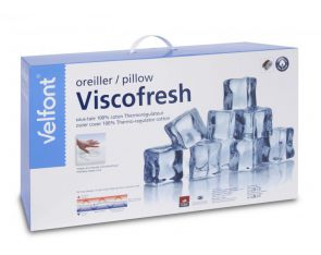 VISCOFRESH termoregulační polštář z viskoelastické pěny + BAVLNA OUTLAST®  